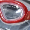 Red anti-fog swimming goggles are suitable for both men and women, providing a comfortable fit for high-definition vision Application Scenario